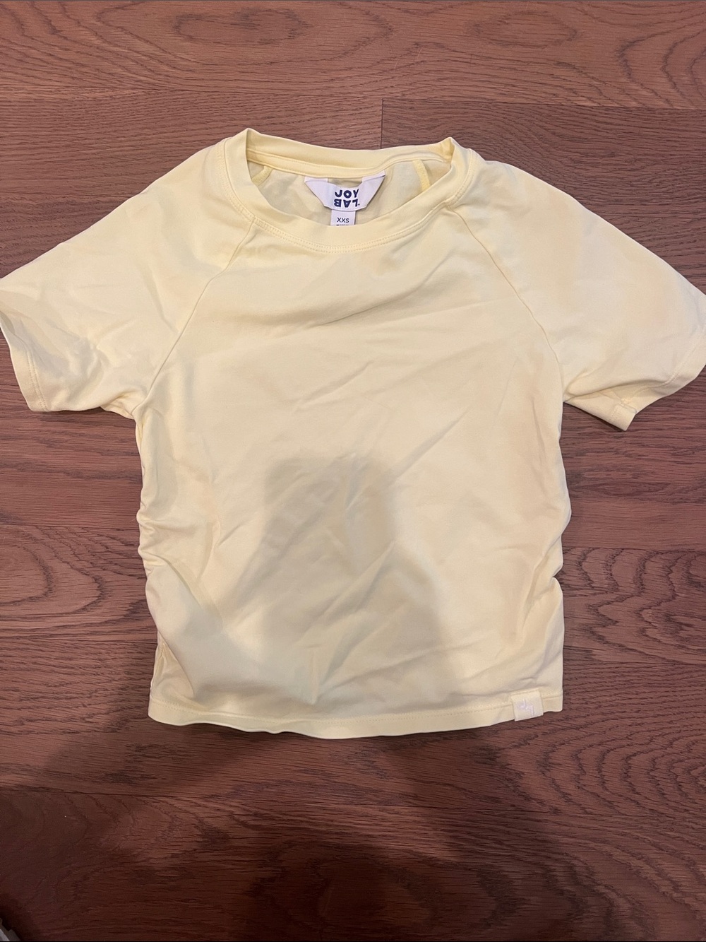 JoyLab Light Yellow Performance Short Sleeve Tee - Picture 1 of 1